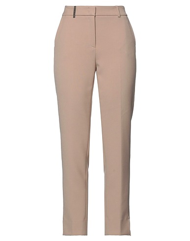 PESERICO Casual pants ICON 4718 Camel 64% Polyester, 27% Viscose, 6% Cotton, 3% Elastane