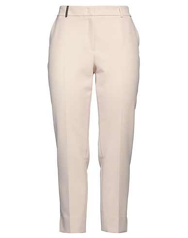 PESERICO Casual pants ICON 4718 Light pink 64% Polyester, 27% Viscose, 6% Cotton, 3% Elastane