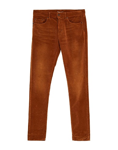 SAINT LAURENT 5-pocket Brown 100% Cotton