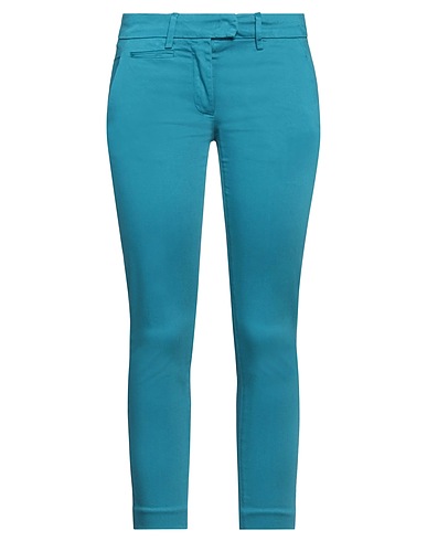 DONDUP Casual trouser Deep teal 96% Cotton, 4% Elastane