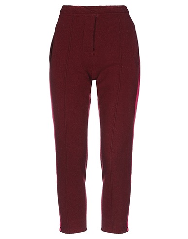 LANEUS Casual trouser Burgundy 100% Super 100s Wool, Viscose