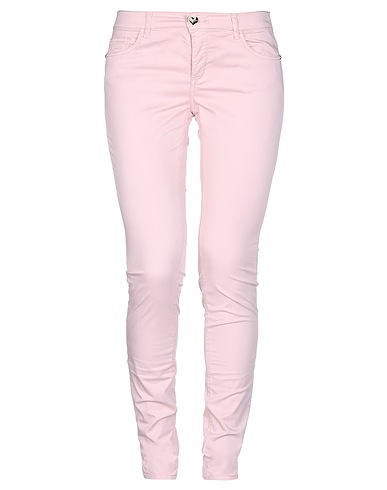 TWINSET Casual trouser Pink 97% Cotton, 3% Elastane