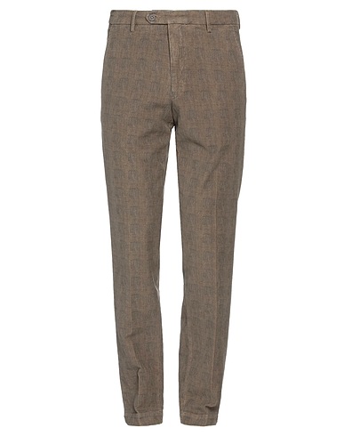 MICHAEL COAL Casual trouser Military green 98% Cotton, 2% Elastane