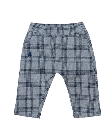 LE BEBÉ Casual pants Grey 94% Cotton, 6% Elastane