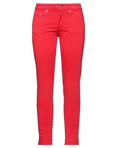 DONDUP Pantalone Rosso 98% Cotone, 2% Elastan