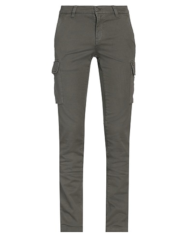 MASON'S Casual pants Grey 98% Cotton, 2% Elastane