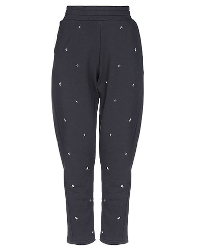 ZOE KARSSEN Casual pants Black 80% Cotton, 20% Polyester