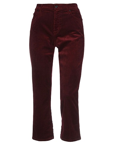 7 FOR ALL MANKIND Casual trouser Plum 56% Cotton, 37% Modal, 6% Polyester, 1% Polyurethane