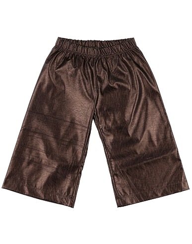 PICCOLA LUDO Casual trouser Bronze 57% Polyester, 43% Polyurethane