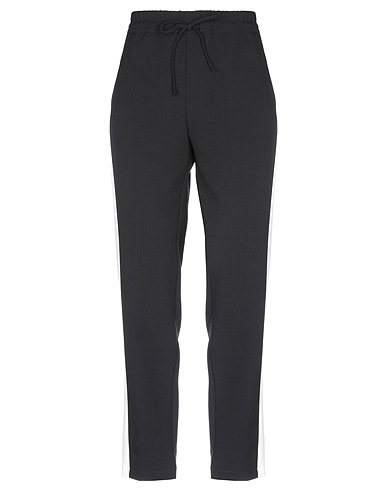 PIANURASTUDIO Casual trouser Black 90% Polyester, 10% Elastane