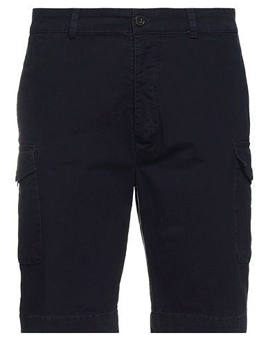 BRIAN DALES Shorts & Bermuda Midnight blue 98% Cotton, 2% Elastane