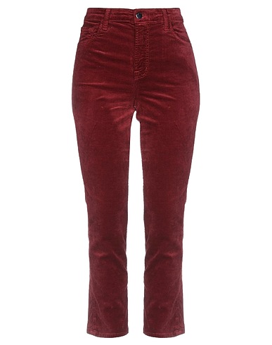 J BRAND 캐주얼 바지 버건디 54% 코튼, 35% 모달, 8% 폴리에스테르, 3% 폴리우레탄