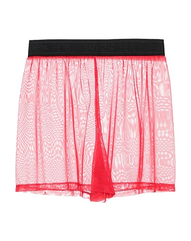 PATRIZIA PEPE Shorts & Bermuda Red 93% Polyamide, 7% Elastane, Polyester