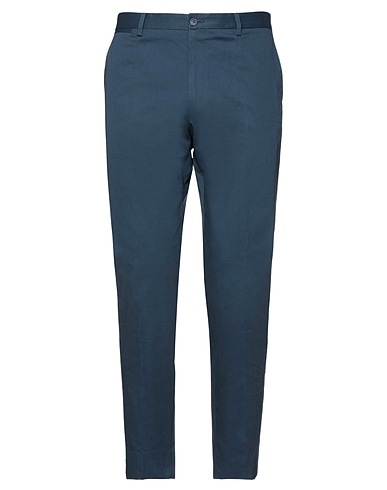 DOLCE&GABBANA Casual trouser Midnight blue 92% Cotton, 7% Polyester, 1% Elastane