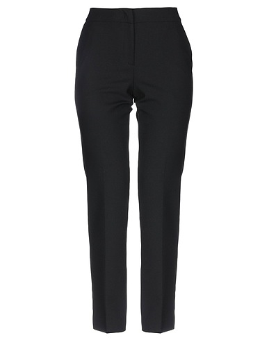 TWINSET Casual trouser Black 53% Polyester, 43% Wool, 4% Elastane, Mother-of-pearl