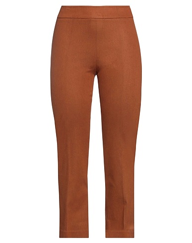 AVENUE MONTAIGNE Pantalone Cuoio 80% Viscosa, 17% Poliammide, 3% Elastan