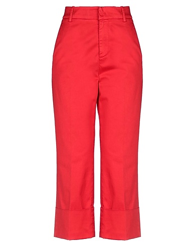 DONDUP Pantalone Rosso 96% Cotone, 4% Elastan