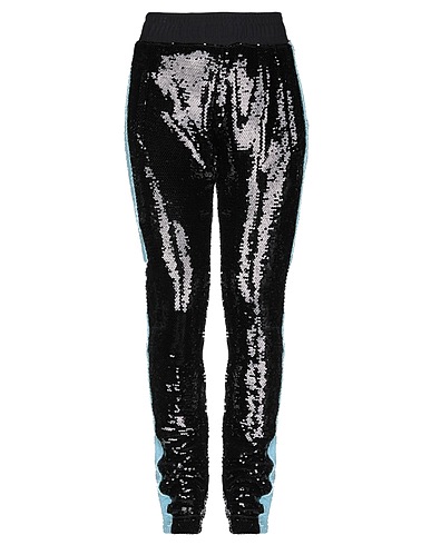CHIARA FERRAGNI Casual trouser Black 60% Polyester, 40% Polyethylene