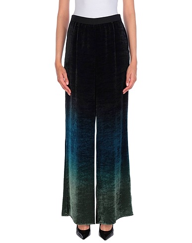 BEATRICE .B Casual trouser Black 82% Viscose, 18% Silk