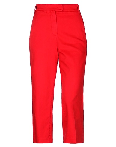 DONDUP Casual trouser Red 99% Cotton, 1% Elastane