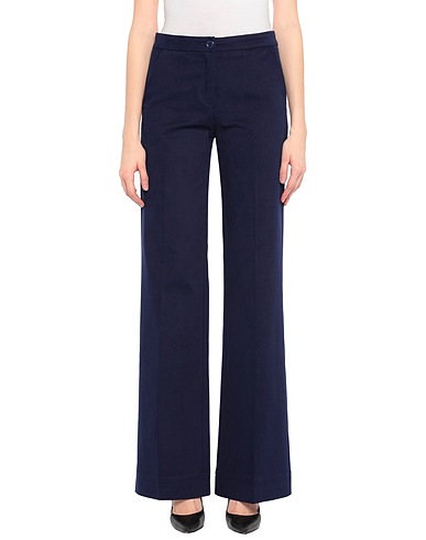 LOVE MOSCHINO Casual trouser Midnight blue 98% Cotton, 2% Elastane