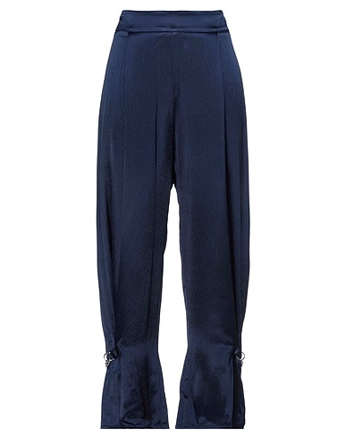 SID NEIGUM Casual pants Blue 61% Viscose, 36% Acetate, 3% Elastane