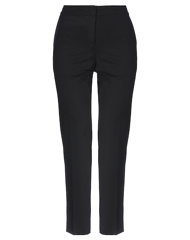 TWINSET Casual παντελόνι Μαύρο 52% Πολυεστέρας, 43% Μαλλί, 5% Ελαστάνη, Σεντέφι
