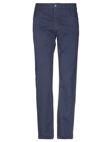 BIKKEMBERGS BOTTOMWEAR Midnight blue 98% Cotton, 2% Elastane