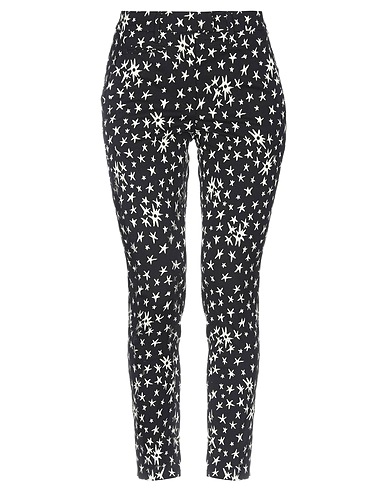 DONDUP Casual trouser Black 76% Cotton, 21% Polyamide, 3% Elastane