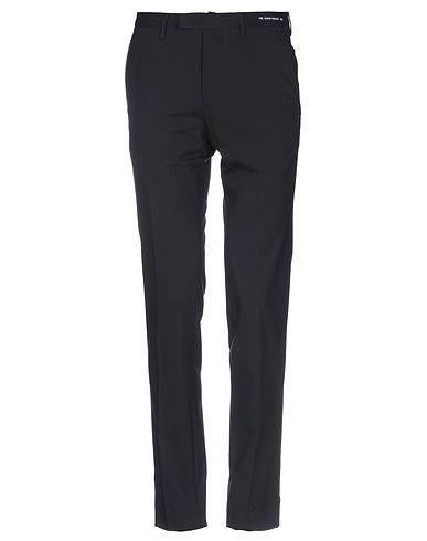 PT Torino Casual trouser Black 98% Virgin Wool, 2% Elastane