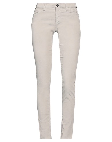 EMPORIO ARMANI Casual trouser Light grey 70% Cotton, 28% Modal, 2% Elastane