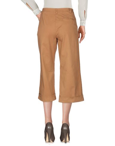 Shop P_jean Woman Pants Brown Size 30 Cotton