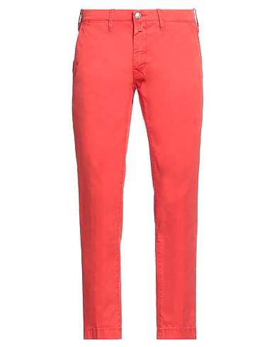 JACOB COHЁN Casual pants Tomato red 96% Cotton, 4% Elastane