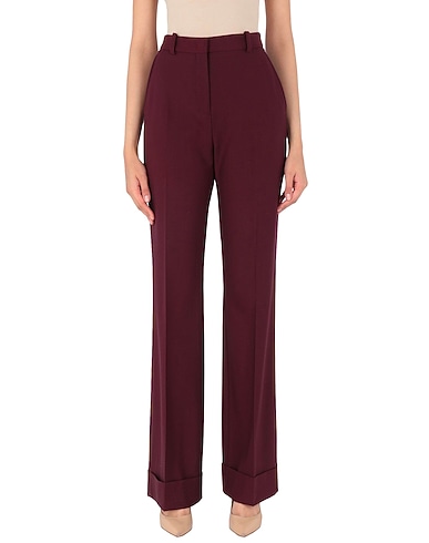 ETRO パンツ プラム ウール 95% / ポリウレタン 5%