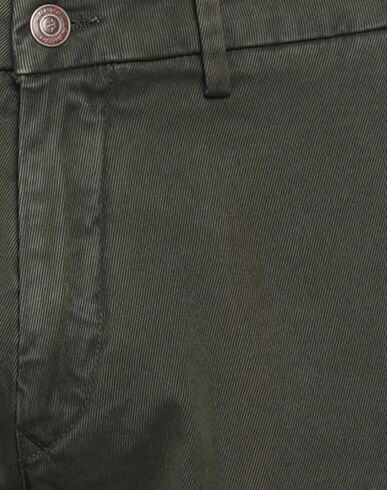 Shop Il Drop Man Pants Military Green Size 38 Cotton, Elastane