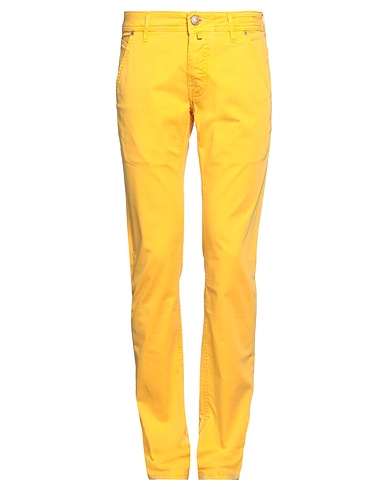 JACOB COHЁN 5-pocket Yellow 97% Cotton, 3% Elastane