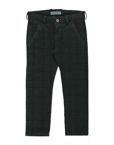 MANUEL RITZ Casual trouser Dark green 98% Cotton, 2% Elastane