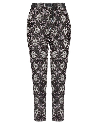 WHITE SAND Casual trouser Black 82% Polyester, 18% Polyamide