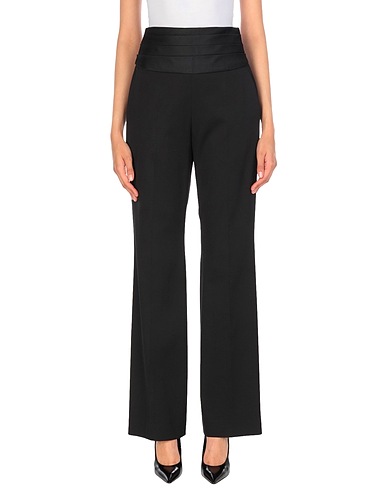 MOSCHINO Casual trouser Black 68% Virgin Wool, 30% Cotton, 2% Other Fibres
