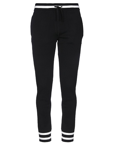 DOLCE&GABBANA Casual trouser Black 98% Virgin Wool, 2% Polyamide