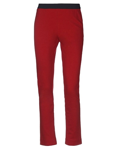 LIVIANA CONTI Leggings Burgundy 68% Viscose, 27% Polyamide, 5% Elastane