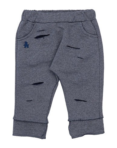 LE BEBÉ Casual pants Grey 50% Cotton, 50% Polyester