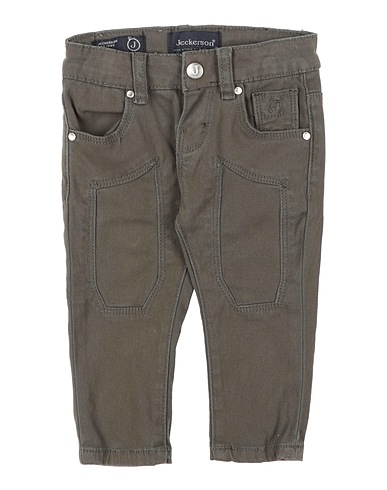 JECKERSON Casual trouser Military green 97% Cotton, 3% Elastane