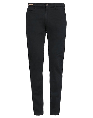 RE_HASH Casual trouser Black 98% Cotton, 2% Elastane