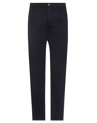 BRIAN DALES Casual trouser Black 98% Cotton, 2% Elastane