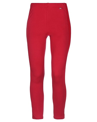 LE COEUR TWINSET Leggings Burgundy 65% Viscose, 30% Polyamide, 5% Elastane, Polyester