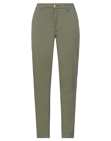 YES ZEE by ESSENZA Pantalone Verde militare 98% Cotone, 2% Elastan