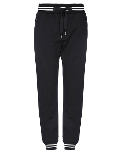 DOLCE&GABBANA Casual pants Black 96% Cotton, 4% Elastane