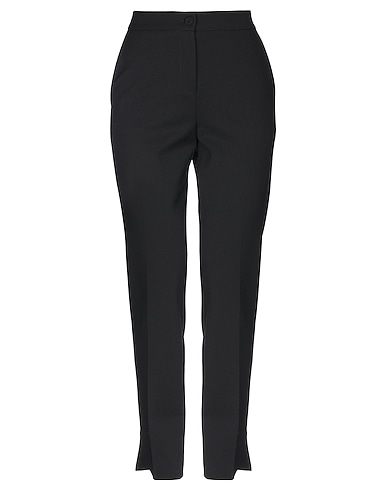 BEATRICE .B Casual trouser Black 53% Polyester, 43% Wool, 4% Elastane