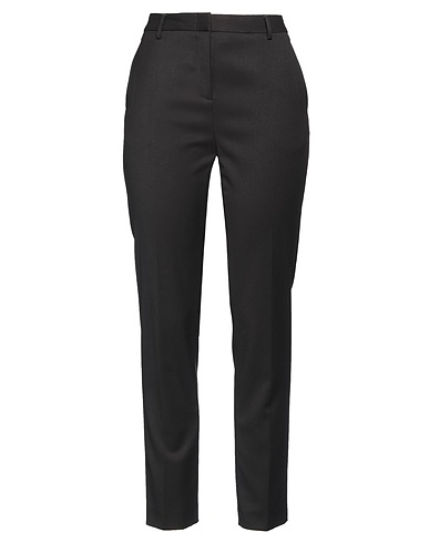 TONELLO Casual trouser Black 67% Polyester, 31% Viscose, 2% Elastane